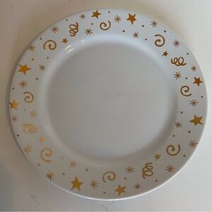 Pampered Chef Festive 8 inch Plates Set of 4